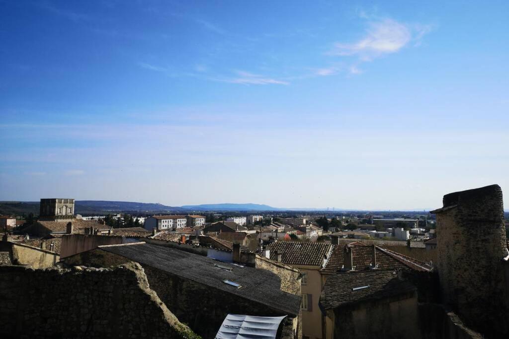 maison de village meublée avec terrasse Donzère Esterno foto